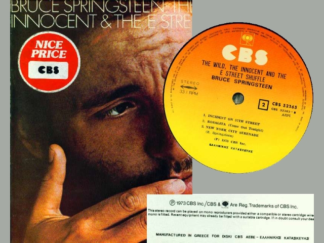 Bruce Springsteen - THE WILD, THE INNOCENT & THE E STREET SHUFFLE